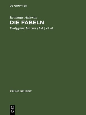 cover image of Die Fabeln